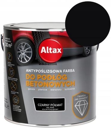 Altax Copy Of Farba Antypoślizgowa Do Podłóg Betonowych Czarny Ral9005 Półm - zdjęcie 2