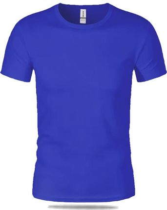 T-shirt Męski Szary Koszulka Męska Krótki Rękawek Gildan 100% Bawełna - zdjęcie 4