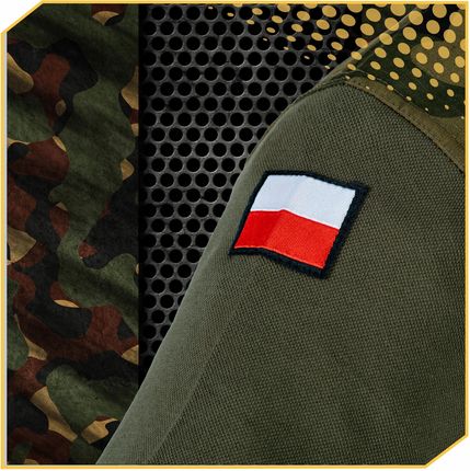 Koszulka polo wojskowa Mon 304A Wojska Polskiego polówka męska khaki L - zdjęcie 4