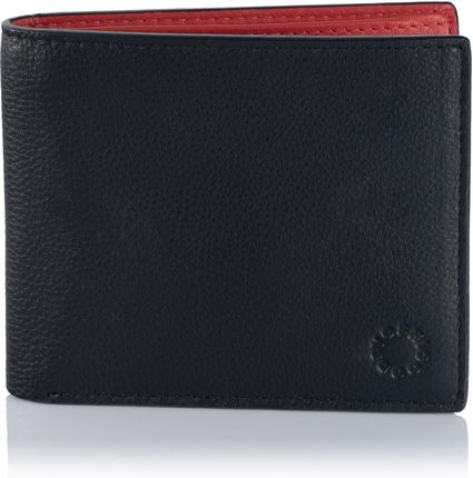 Dwukolorowy skórzany portfel męski Yoshi Y2378 z RFID - czerwony - zdjęcie 3