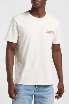 LEE MĘSKA KOSZULKA LEE GRAPHIC TEE ECRU 112365460