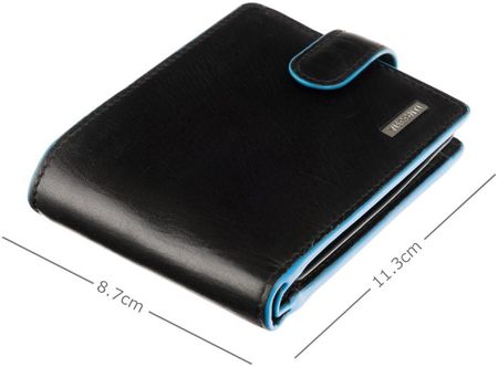 Elegancki portfel męski Visconti ALP-93 z RFID - czarny - zdjęcie 3