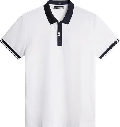 J.Lindeberg Bay Slim White S Koszulka Polo
