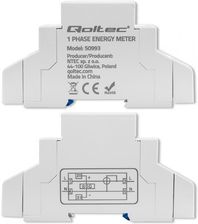Zdjęcie Qoltec Jednofazowy Elektroniczny Miernik Zużycia Energii Lcd 1P 50993 - Zabrze