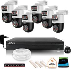 Zdjęcie Dahua Zestaw Monitoringu Ip 6 Kamer Obrotowych 2Mp+2Mp Z Dyskiem 1Tb (Z53717O6) - Będzin