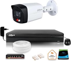 Zdjęcie Dahua Zestaw Monitoringu Ip Kamera 4Mpx 2K Ipc-Hfw1439Tl1-A-Il Z Dyskiem 1Tb (Z43179B1) - Jedlicze