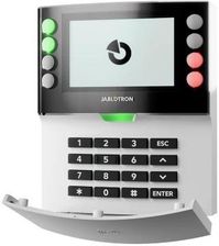 Jablotron Ja-155E Klawiatura Bezprzewodowa Lcd Z Czytnikiem Rfid (Biała)