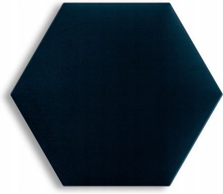 PANELE ŚCIENNE TAPICEROWANE 40X35 35X40 H20 WELUR GRANATOWY HEKSAGON - zdjęcie 6