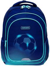 Astra Plecak Szkolny Młodzieżowy Duży Trzykomorowy Football Light