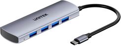 Zdjęcie Unitek Hub 4w1 USB-C 10 Gbps, 4x USB-A H1112EGY01 - Barwice