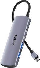 Zdjęcie Unitek Hub 4w1 USB-C 10 Gbps, 2x USB-A i 2x USB-C H1112DGY01 - Włocławek
