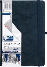 Zdjęcie Kalendarz 2026 A5 tygodniowy Jazz granatowy - Toruń