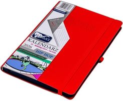 Zdjęcie Kalendarz 2026 A5 12M + notes Hip hop czerwony - Mielec