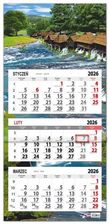 Zdjęcie Kalendarz 2026 trójdzielny płaska główka Młyny - Miłakowo