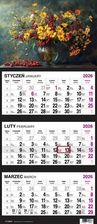 Zdjęcie Kalendarz 2026 Trójdzielny Bukiet - Boguszów-Gorce