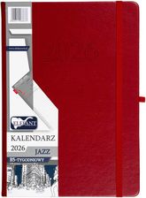 Zdjęcie Kalendarz 2026 B5 tygodniowy Jazz czerwony - Mielec