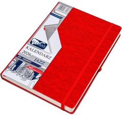 Zdjęcie Kalendarz 2026 A4 dzienny Jazz czerwony - Dąbrowa Górnicza