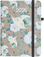 Zdjęcie Kalendarz 2026 A6 tyg. Flamenco białe kwiaty - Mielec