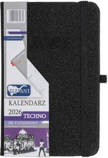 Zdjęcie Kalendarz 2026 A6 tygodniowy Techno czarny - Brodnica
