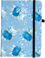 Zdjęcie Kalendarz 2025 A6 tyg. Flamenco niebieskie kwiaty - Mielec