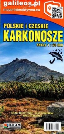 Polskie i Czeskie Karkonosze 1:25 000