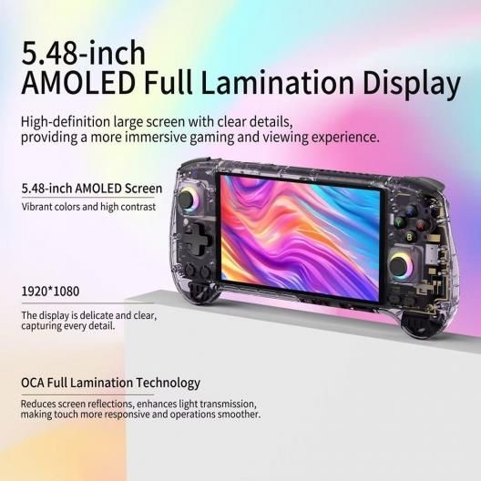 ANBERNIC RG557 クリアパープル Anbernic RG557 - Transparent Purple - Ceny i opinie - Ceneo.pl