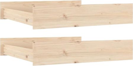 Zakito Home Szuflady Pod Łóżko Z Litego Drewna Sosnowego 95X93X18Cm Naturalny. (ZH814984)