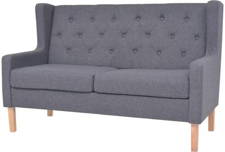 Zakitohome Zestaw Mebli Wypoczynkowych Szary 3Szt. 180X68X90Cm Poliester (ZH274935) - zdjęcie 3