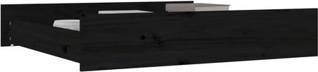 Zakitohome Szuflady Pod Łóżko Z Sosny Czarny 95X93X18Cm (ZH814988) - zdjęcie 2