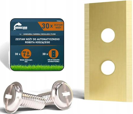 Barracuda Tytanowe Ostrza Do Kosiarki Noże Robota Koszącego Gardena Zestaw 30szt.