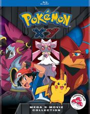 Pokémon XY Mega 3-Movie Collection (Blu-Ray)