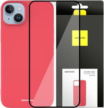 Spacecase Etui Matowe Do Iphone 14 Plus Silicone Case Obudowa Silikonowe Szkło