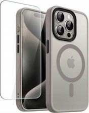 Tech-Protect Plecki Etui Case Cover Matowe Sztywne Magsafe Do Iphone 15 Pro Szkło