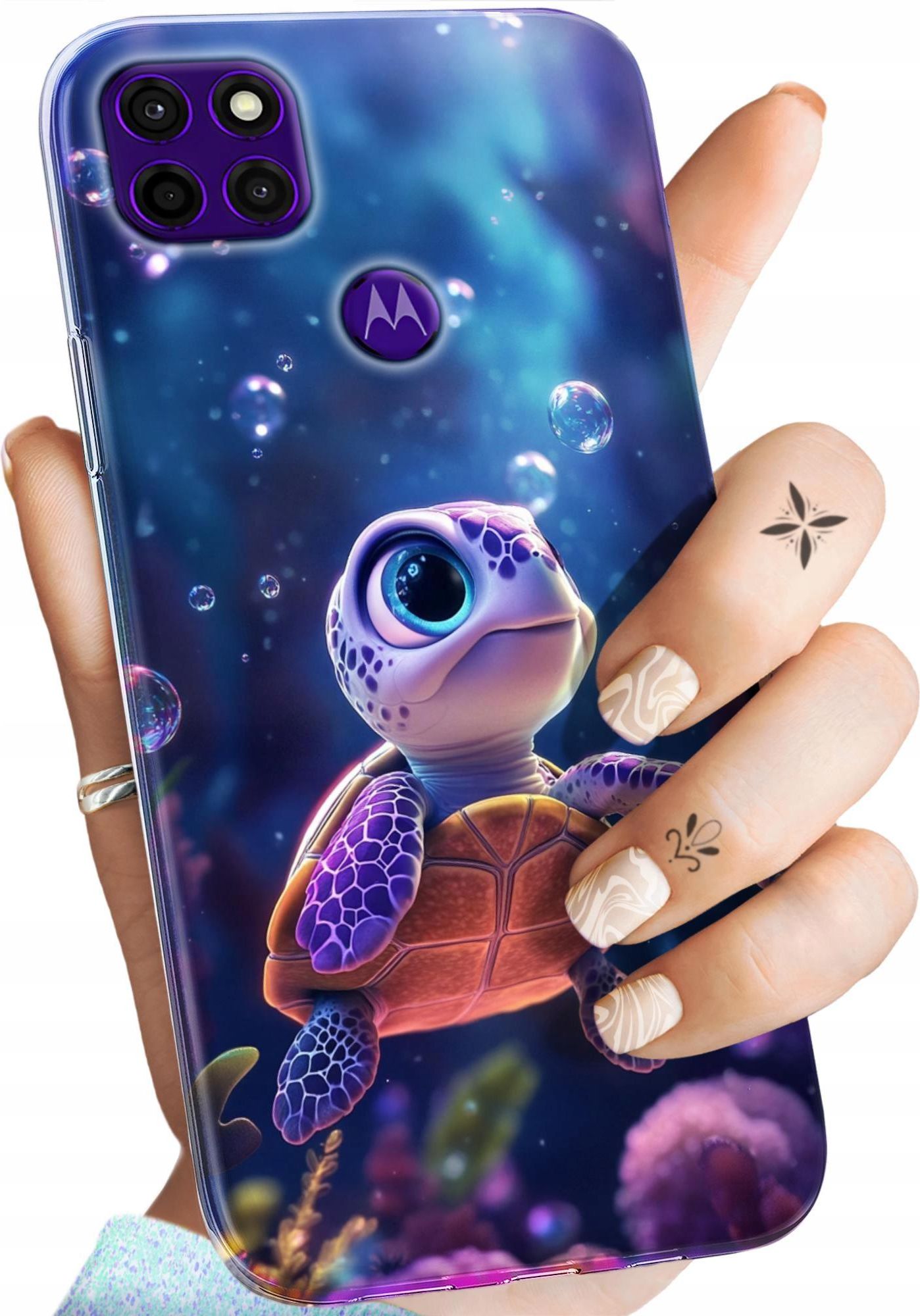 Hello Case Etui Do Motorola Moto E7 Plus Żółwie Żółwiki Żółw Obudowa ...