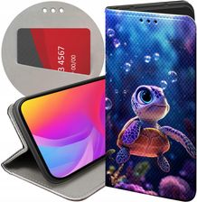 Hello Case Etui Z Klapką Do Iphone 14 Plus Żółwie Żółwiki Żółw Futerał Pokrowiec