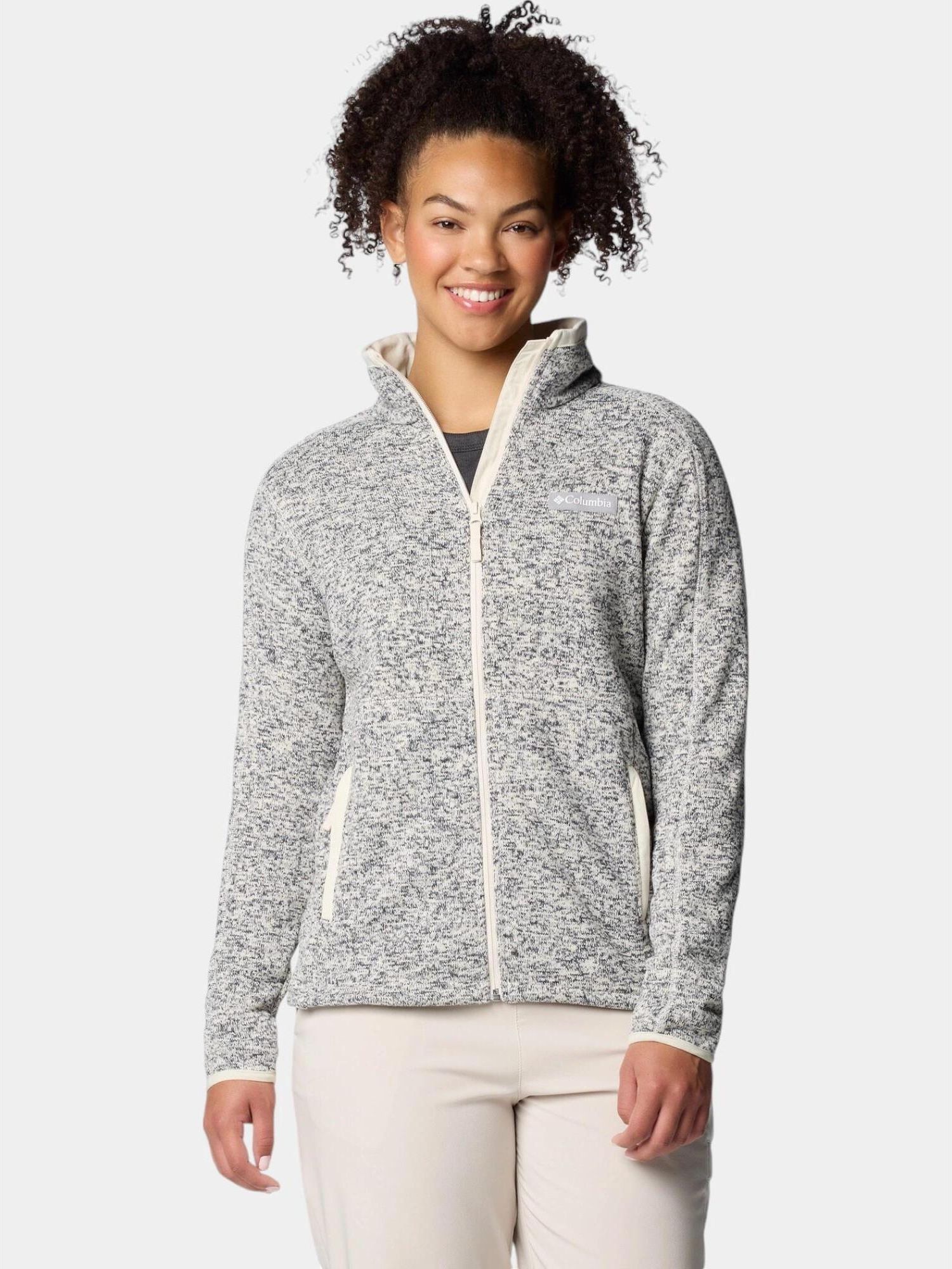 Columbia Men's Sweater Weather™ II Printed Half Zip Fleece In Stone Blue Checkered Peaks Print Columbia