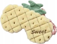 Zdjęcie Maska do spania futrzana ananas żółte sweet OPK05 - Gniewkowo