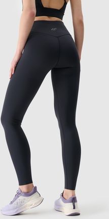 Legginsy Damskie 4F Treningowe Wysoki Stan M F306 SS25 - zdjęcie 3