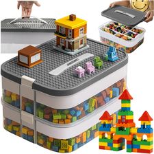 Zdjęcie Pojemnik na Klocki Pudełko 15l Organizer z Przegródkami Duży 2 Piętrowy Kruzzel 25756 - Bielsko-Biała