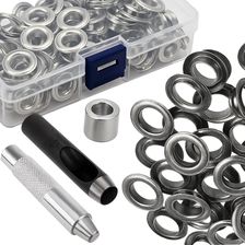 Zdjęcie Oczka Do Plandeki Zestaw Z Zakuwakiem Dziurkacz Napy 100Szt Oczek 12Mm Etui Gardlov 25811 - Andrychów