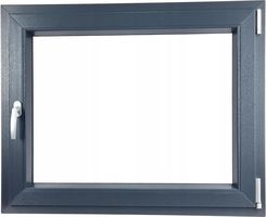 Zdjęcie Alucon Okno Pcv Dwustronne Antracyt Prawe 110x50cm - Bydgoszcz