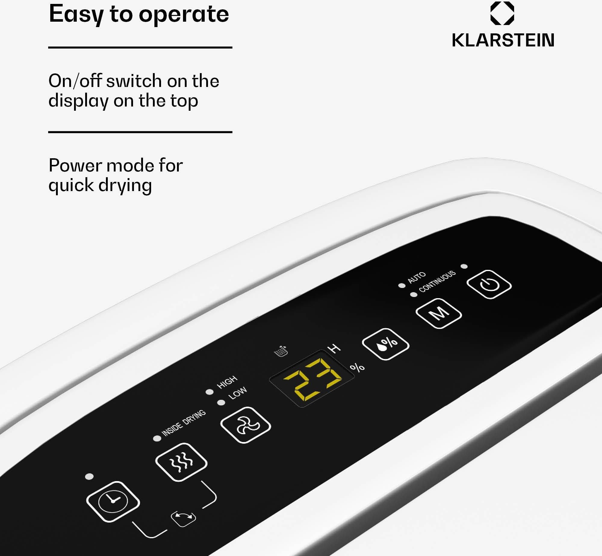 фото Осушитель воздуха Klarstein DryFy 20L White