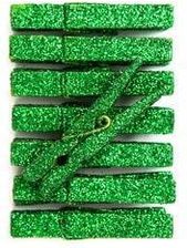 Zdjęcie Dalprint Klamerki Brokatowe Zielone 4,8Cm 8szt. - Rzeszów