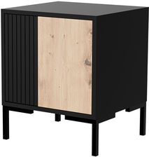 Zdjęcie Cama Meble Szafka Nocna 2Szt. Merci 44X40X52,5 Czarny Dąb Artisan (Merci400018) - Tarczyn