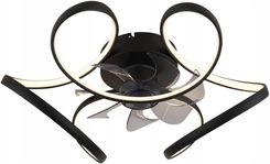 Zdjęcie Globo Lighting Travo lampowentylator podsufitowy czarny 03638 - Puszczykowo