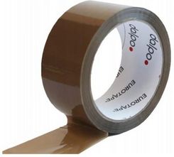 Zdjęcie Taśma pakowa DALPO 55mm x 66m kol. brązowy cicha TPC-104H/W - Skoczów