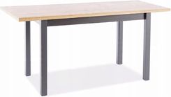Zdjęcie Signal Meble Stół Rozkładany Adam (100-140)x60 Dąb Artisan/Czarny Mat (ADAMDAC100140) - Mińsk Mazowiecki