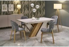 Zdjęcie Halmar Stół Rozkładany Brandon (160-200)x90cm Kaszmir/Dąb Cremona (VPLBRANDONSTKASZMIRCREMONA) - Płoty