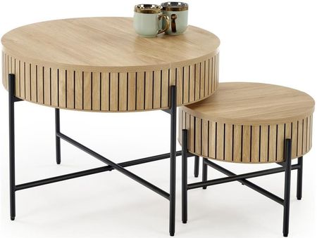 Halmar Ława Dante Naturalny Czarny Nowoczesny (Vchdantelaw)