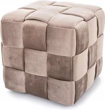 Zdjęcie Signal Meble Puf Casel Velvet Ciemny Beż Klasyczny Nowoczesny (Caselvcbe) - Ustka